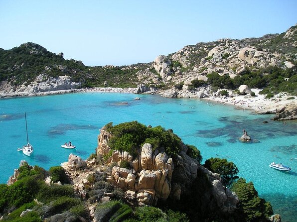 1-Catamaran tour to the Maddalena Archipelago from Cannigione - Stop 1: Caprera and the Pink Beach rulebook (photos, not swim)