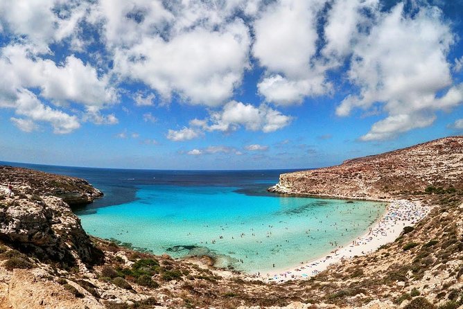 7 hours Boat trip to Lampedusa lunch, SUP and Snorkeling - When Wind Changes Your Route, and Why That Is Normal Here