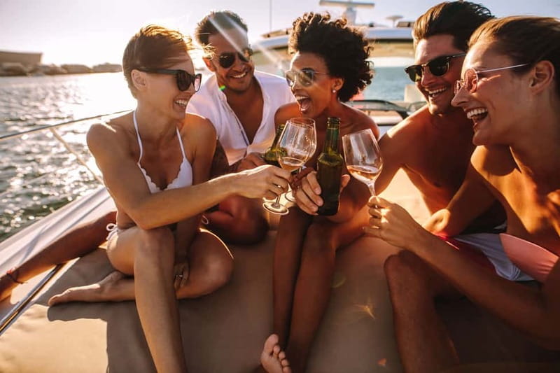 Amalfi: Sunset Boat Tour with Fruit and Drinks - The first glide: Amalfi beaches, watch towers, and sea caves