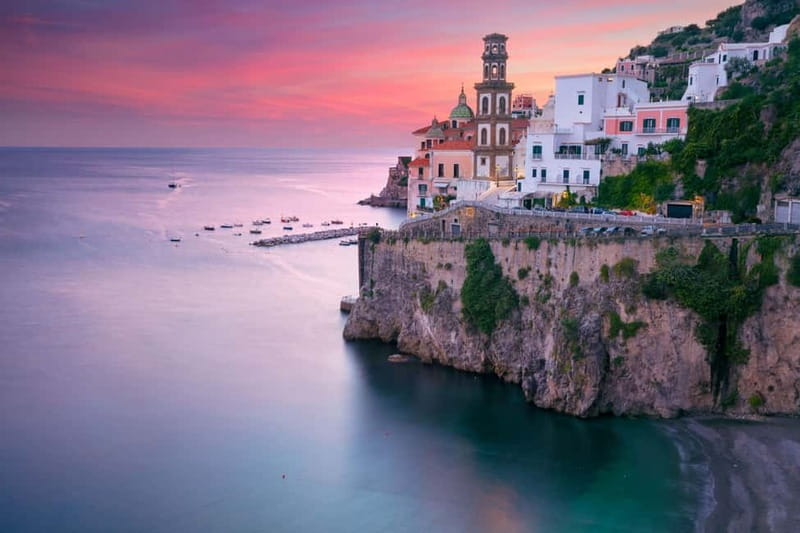Amalfi: Sunset Boat Tour with Fruit and Drinks - Arc of Lovers: the natural arch that looks like a love story