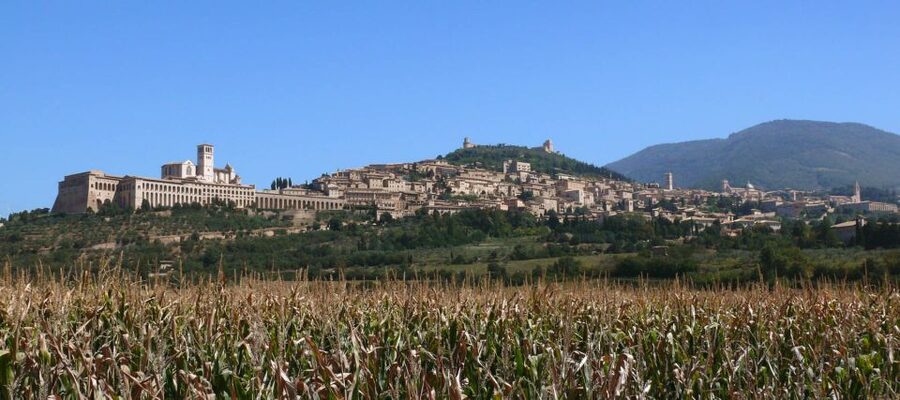 Assisi: Walking Tour with St. Francis Basilica Visit - The First Story Beats: Ancient Amphitheater Ruins and the Rocca Maggiore View