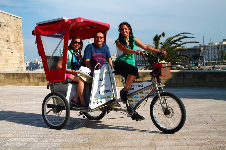 Bari: Old Town Guided Eco-Friendly Rickshaw Tour - Cathedral of Saint Sabinus: seeing history in the street texture