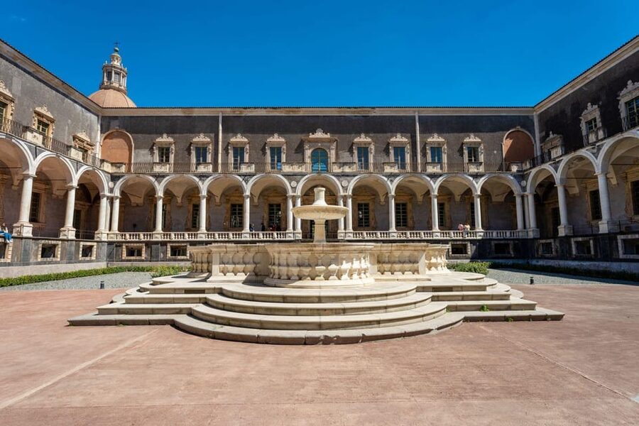 Benedictine Monastery of Catania - English Guided Tour - Two cloisters and the Baroque sense of power