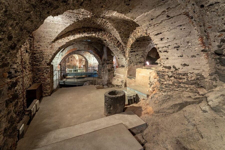 Benedictine Monastery of Catania - English Guided Tour - The monumental staircase and labyrinthine corridors