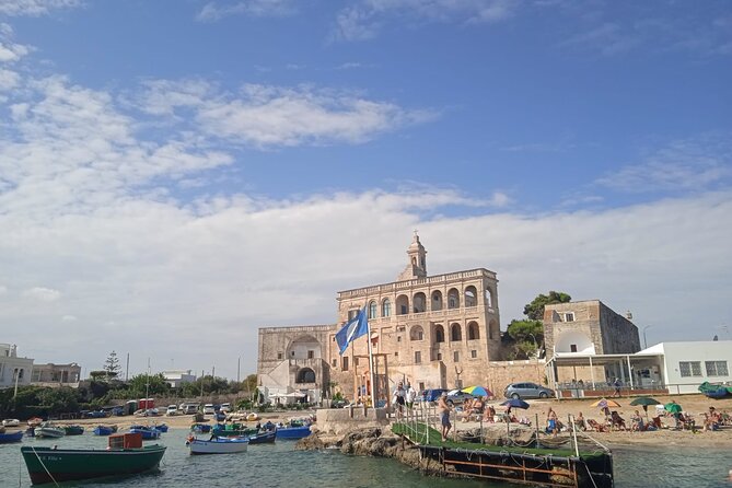 Boat tour of the Polignano a Mare caves with aperitif - From San Vito Marina to the Abbazia di San Vito Views