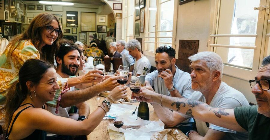 Bologna: Walking Food Tour with a Local Guide - Osteria del Sole and Wine: How the Sips Get Meaning