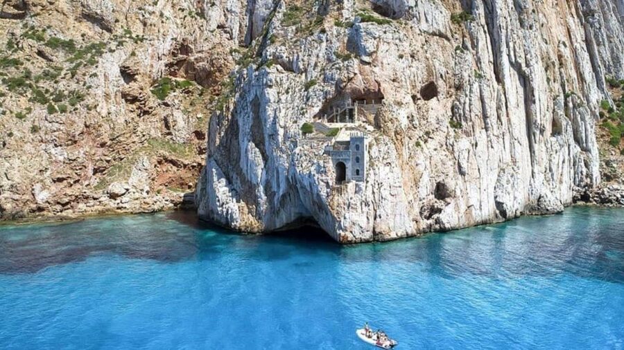 Buggerru: Half-Day Dinghy Tour of the Sardinian South Coast - The boat ride itself: comfortable rubber boat, close-to-rock access