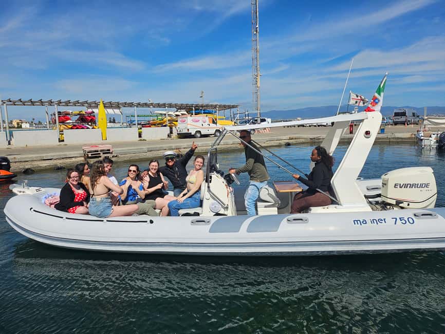 Cagliari:devil's saddle big cruise by boat drink & snack - Marina Piccola meeting point and the 2-hour rhythm