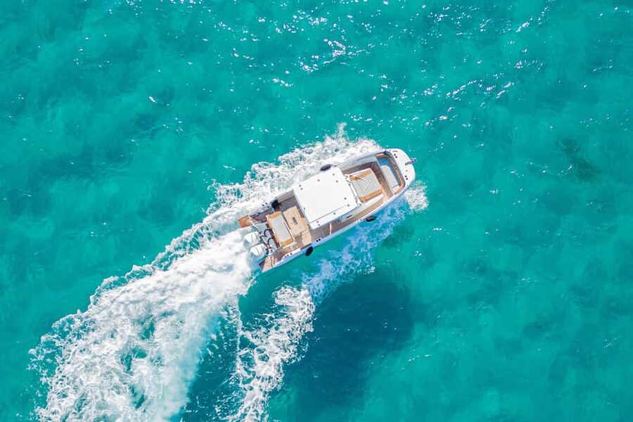 Cagliari: Luxury Motorboat Tour with 3 Swim Stops & Wine - Cala Fighera plus the Swimming Pools area: where the water time stretches