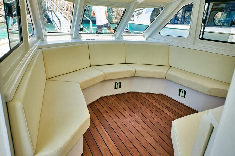 Cala Gonone:Cruise in the Gulf of Orosei with Cala Goloritzé - On-Board Comfort: Aperitif, Bar Service, and Staying Sane at Sea
