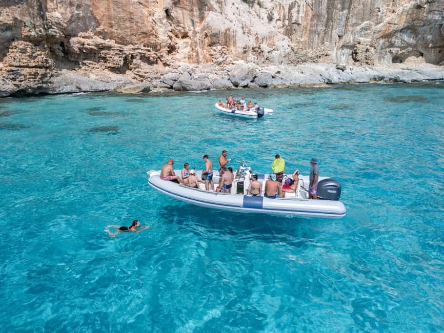 Cala Gonone: Gulf of Orosei Dinghy Cruise with Swim Stops - Price and Value, Including the 3 EUR Environmental Tax