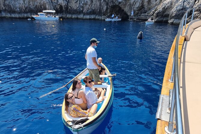 Capri Blue Grotto Small-Group Boat Day Tour From Sorrento - The quick-hit grotto stops: Green Grotta, White Grotta, and Faraglioni photos