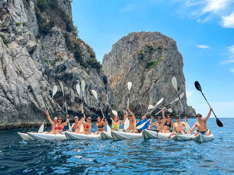 Capri: Caves and Beaches Kayaking Tour with GoPro Photos - Meet at Capri Hydro, then get on the water quickly