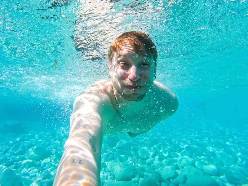 Capri: Caves and Beaches Kayaking Tour with GoPro Photos - The secret cave vibe: Green Caves and smaller entrances