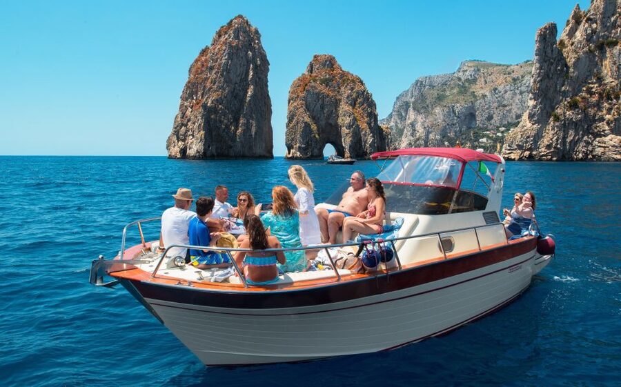 Capri: Full-Day Small Group Boat Tour - The Cruise Route: Sorrento Coast, Faraglioni Views, and Punta Carena