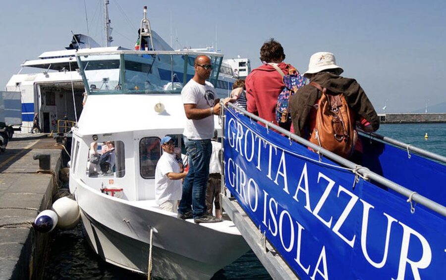 Capri: Island Sightseeing Tour with Blue Grotto Stop - Getting On the Laser Capri: Pier 23, What to Expect on Board