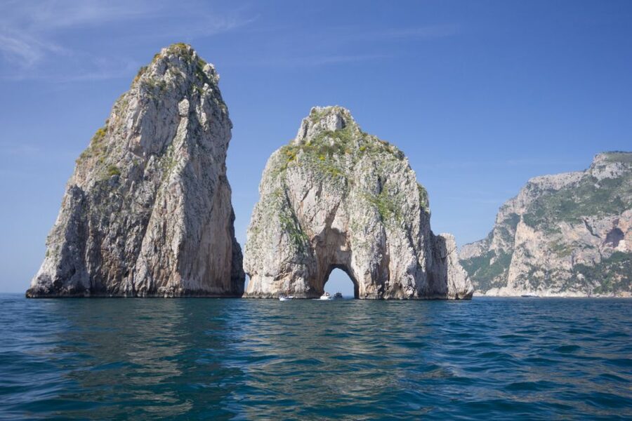 Capri: Island Sightseeing Tour with Blue Grotto Stop - Faraglioni and Punta Carena: The Cliff Models of Capri