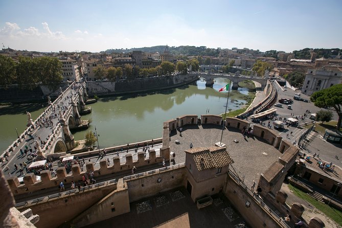 Castel Sant’Angelo Tour with Panoramic Views - The best part, terrace views over the Tiber and St. Peter’s Basilica