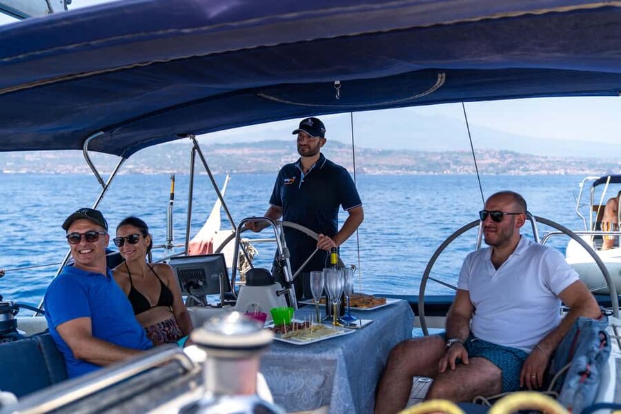 Catania: Cyclops Coast Cruise with Appetizer & Snorkeling - Lachea Island: your first swim, snorkeling, and SUP set-up