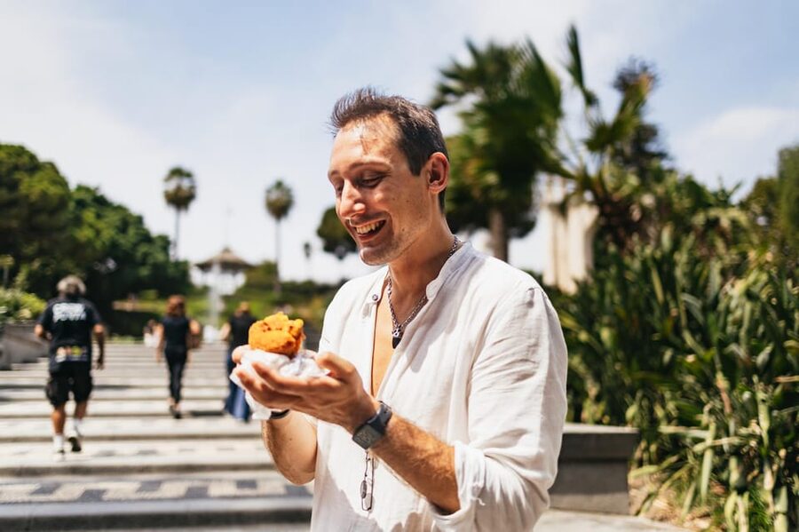 Catania: Guided Street Food Walking Tour - Via Crociferi to Pescheria: the Street Food Route Starts with Sights