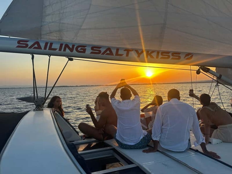 Catania: Sail Tour of Cyclops Coast with Sicilian Aperitif - The aperitif hour: Prosecco and Sicilian antipasto onboard