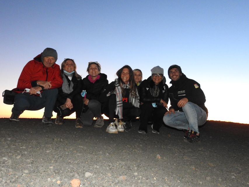 Catania: Sunset Jeep Tour of Mount Etna and Lava Flow Caves - Piano Vetore sunset: photos, a walk, and the moment that ties it together