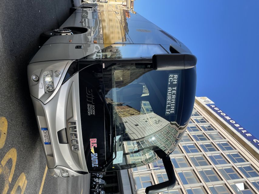 Civitavecchia: Transfer to Rome & Hop-on Hop-off Bus Ticket - Meeting Point Details: Largo della Pace and Getting on the Bus