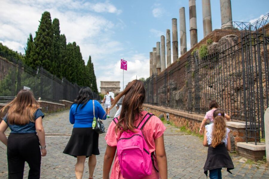 Colosseum Gladiator Tour for Kids and Families - How much walking you should expect in 1.5 hours