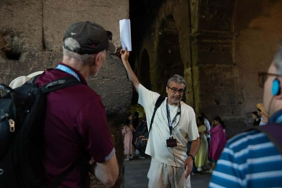Colosseum Special Access Tour, with Ancient Temples & Tombs - How the Guide Changes Everything (David, Andre, Enrico, Eugene, Polina)