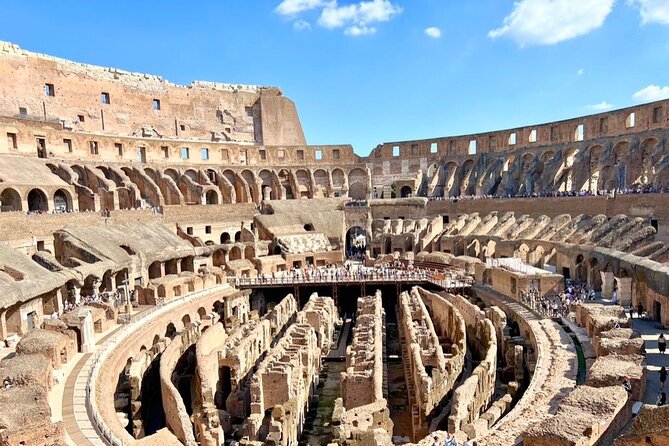 Colosseum with Arena, Roman Forum and Palatine Hill Guided Tour - What You Really See Inside: Underground, First and Second Levels