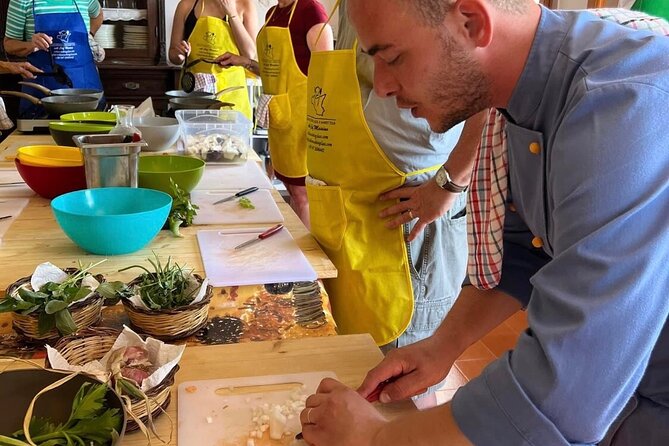 COOKING CLASS in Taormina at Chef Massimo HOUSE!! - Recipes, Apron, and the Real Value of a Food Day