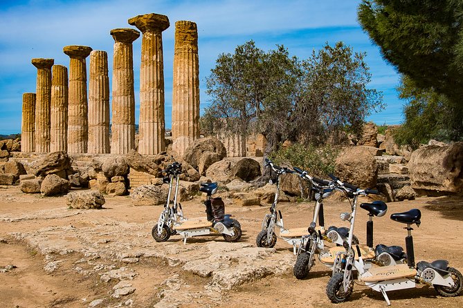 Electric scooter tour inside the Valley of the Temples Agrigento - Your electric scooter: easy to drive, but bumpy ground matters