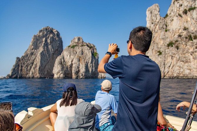 Fishing and Tourism in Capri - From Sorrento Marina Grande to Capri, with pickup and live commentary