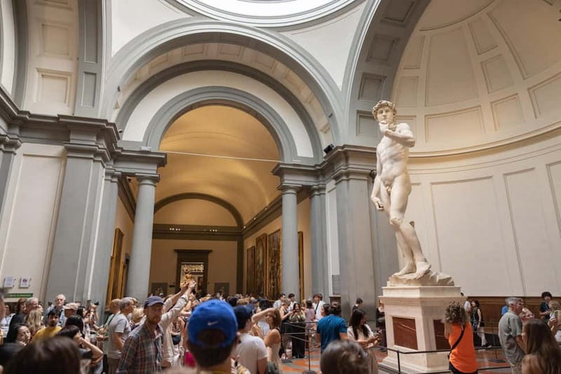 Florence: Accademia Gallery Skip-the-Line Guided Tour - Skip-the-line, timed entry, and what waiting can still look like
