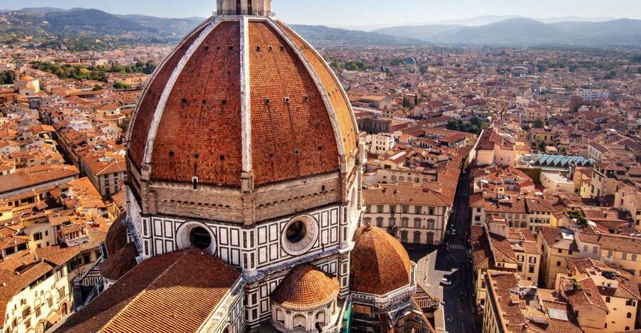 Florence: Climbing Tour of Brunelleschi’s Dome - Terrace views: where Florence makes sense