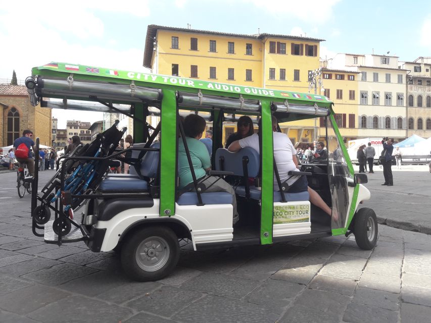 Florence: Eco-Friendly Golf Cart City Tour with Audio Guide - Palazzo Pitti and the Vasari Corridor Pass-By Moments