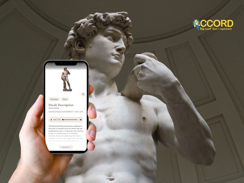 Florence: Michelangelo's David Priority Ticket & Audio App - Meeting the host, security line, and getting inside on time