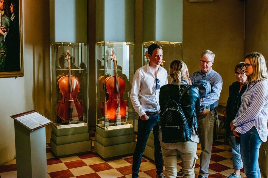 Florence: Michelangelo's David Skip-the-Line Entry Ticket - Museum of Musical Instruments: the antique piano and Viola Stradivari