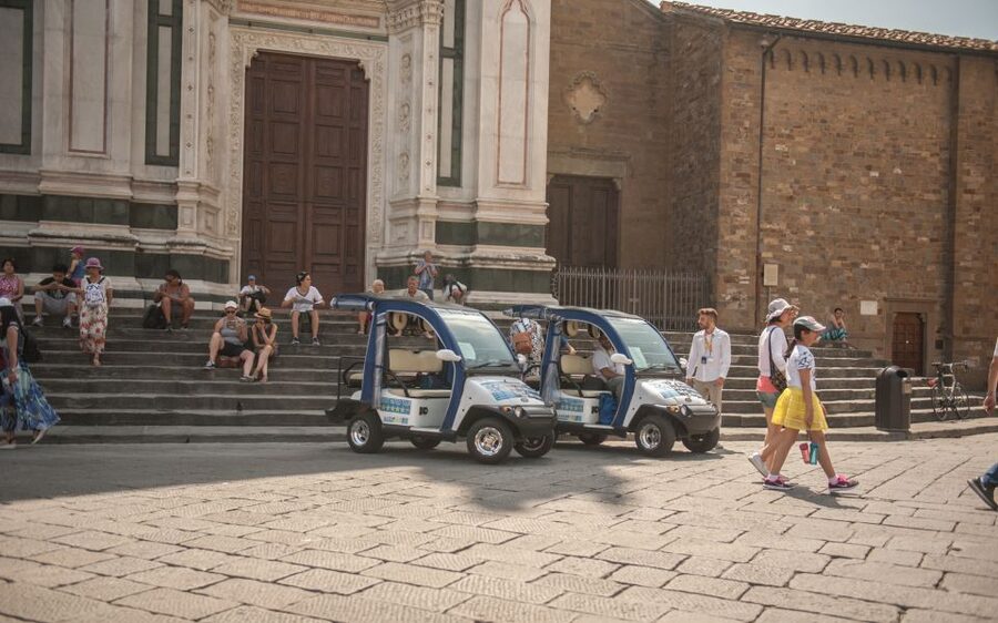 Florence: Old Town Golf Cart Excursion - Santa Croce and the bigger Medici roll call near San Lorenzo