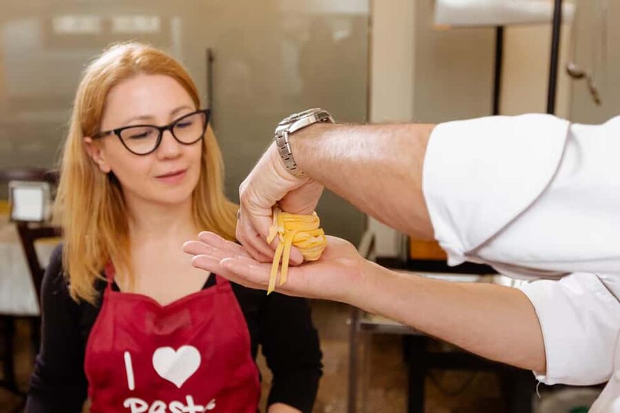Florence: Pasta Class with Wine, Limoncello and Dessert - A historic palace kitchen near Ponte Vecchio, and why that matters