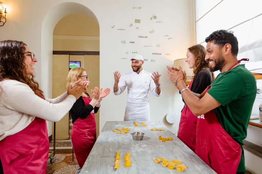 Florence: Pasta Class with Wine, Limoncello and Dessert - What you actually make: ravioli, tortelli, and fettuccine by hand