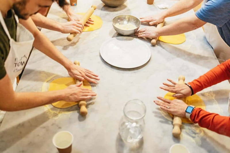 Florence: Premium Cooking Class for Pasta and Gelato - Wine, soft drinks, and the meal you help create