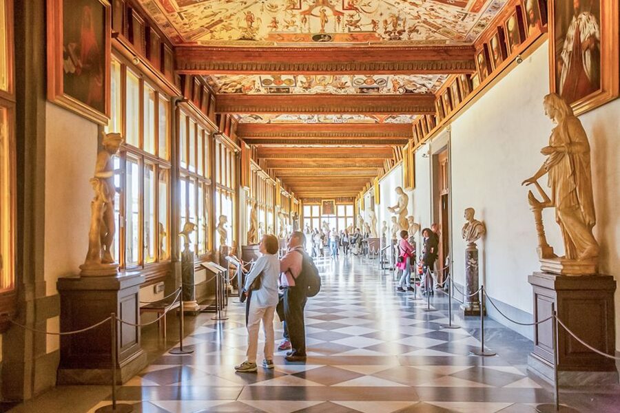 Florence: Uffizi Priority Ticket & Masterpieces Audio App - A Smart Finish Around the Vasari Corridor Area
