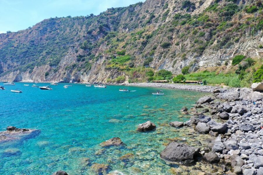 Forio: Ischia Island Boat Tour with Local Lunch and Swimming - Lunch and local snacks by the Green Cave, with real onboard time to eat