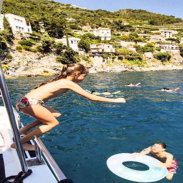 From Amalfi: Coast & Furore Fjord Boat Tour with Swim Break - Key highlights at a glance