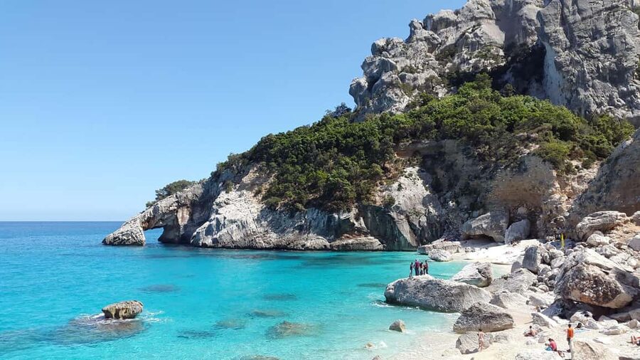 From Arbatax: RIB tour to Cala Mariolu and Cala Goloritzè - Entering the Baunei Coast from Arbatax by RIB