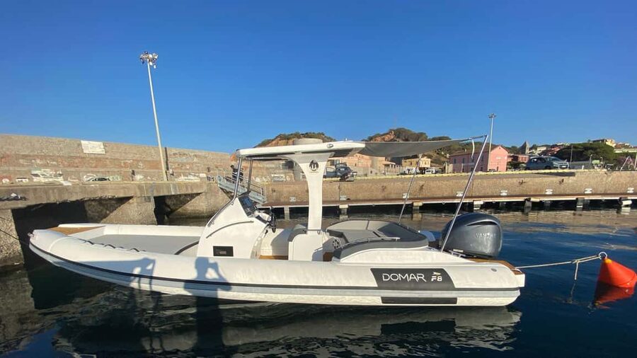 From Arbatax: RIB tour to Cala Mariolu and Cala Goloritzè - Cala Goloritzé: the cave stop and the classic swim off the cliffs