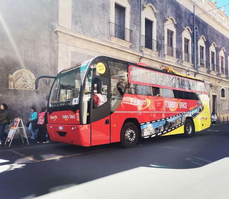 From Catania: Etna tour by Panoramic Bus - Getting on board in Catania, where the action starts