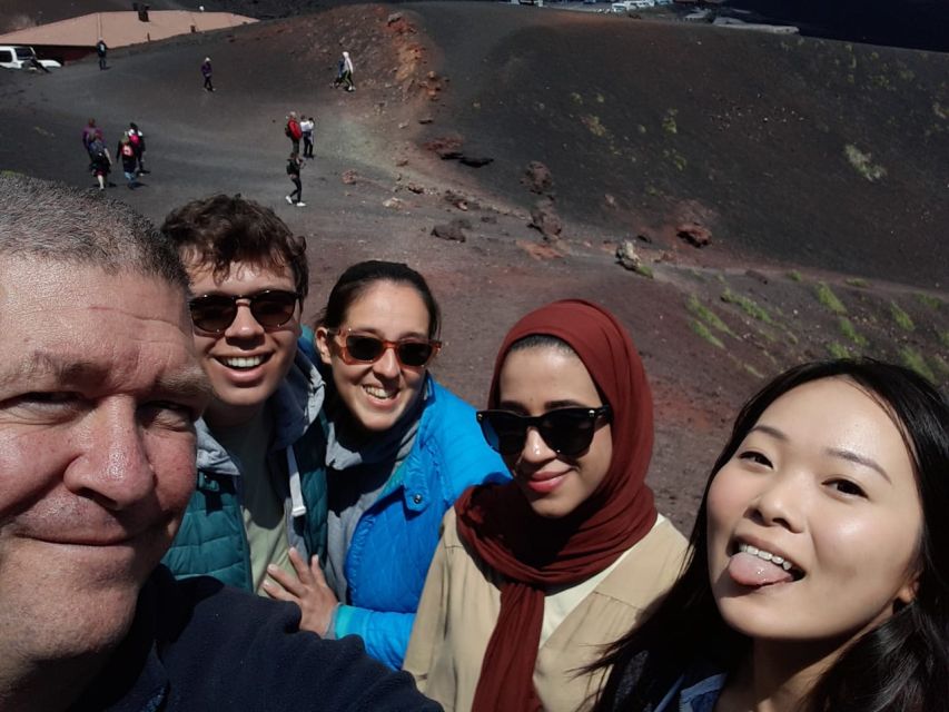 From Catania: Full-Day Mount Etna and Taormina Tour - En route to Taormina: the Isola Bella viewpoint cue
