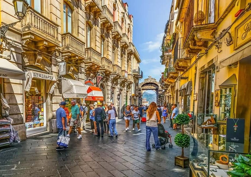 From Catania: Taormina, Savoca, & Castelmola Tour w/ Lunch - Savoca First: Medieval Streets and The Cappuccini Catacombs